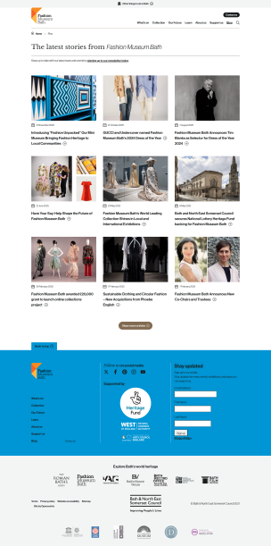 Project Showcase: Fashion Heritage Museum & Collection Portal