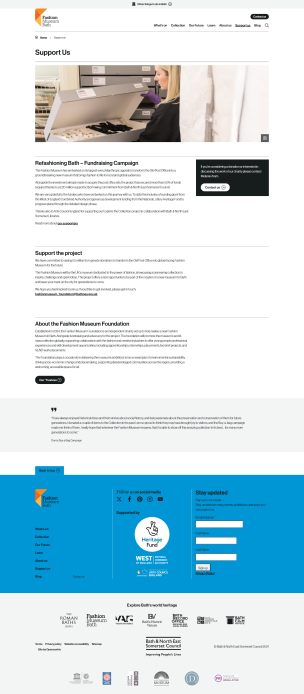 Project Showcase: Fashion Heritage Museum & Collection Portal