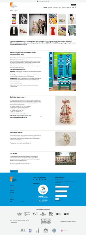 Project Showcase: Fashion Heritage Museum & Collection Portal