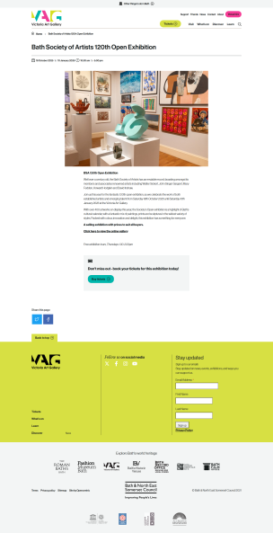 Project Showcase: Public Art Museum & Community Gallery Portal