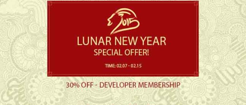 [Lunar New Year Offer] Get 30 OFF Your Developer Membership