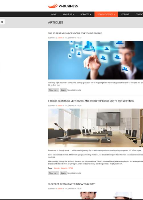 Business D8 - Responsive Corporate Drupal 8 Theme