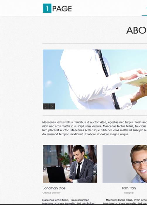 Onepage D8 - Responsive Multipurpose Drupal 8 Theme