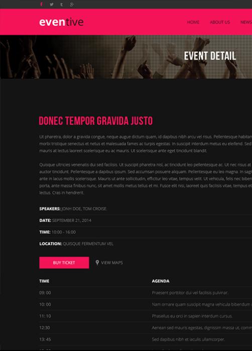 Eventive - Event and Online Booking Drupal Theme
