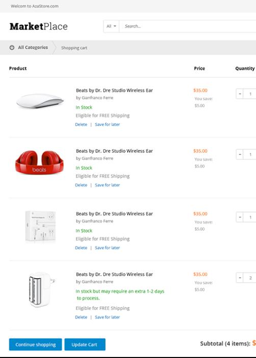 Marketplace - Responsive Ecommerce Drupal Theme