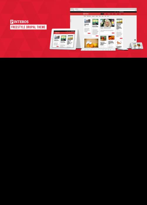 Pinteros Drupal Premium Theme