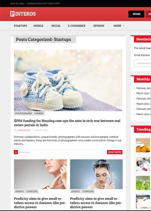 Pinteros Drupal Premium Theme