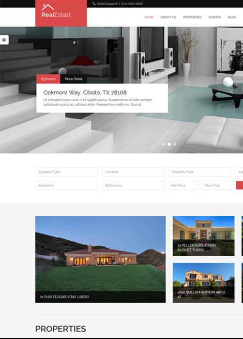 RealEstast - Real Estate & Business Drupal Theme