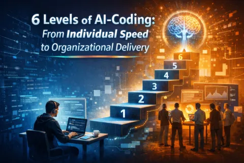 6 Levels of AI-Coding: From Individual Speed to Organizational Delivery