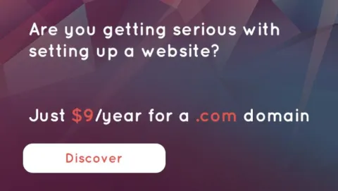 Get a Domain Name with Just $9/Year