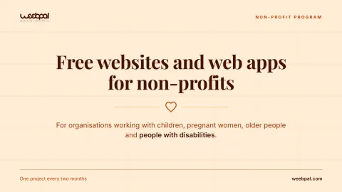 Free websites and web applications for non-profits