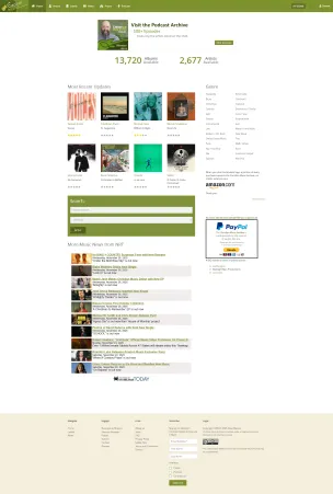 Christian Music Archive, screen 4