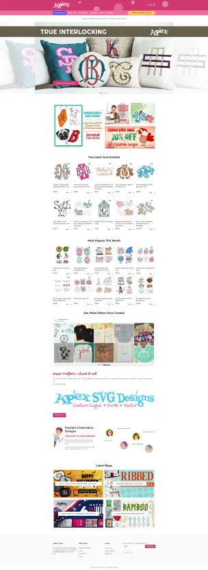 Apex Embroidery Designs, screen 7