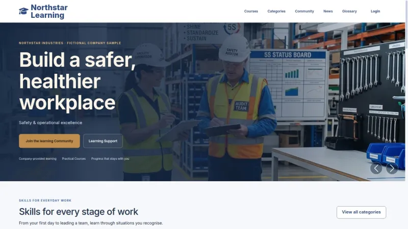 EverLMS Enterprise live demo homepage