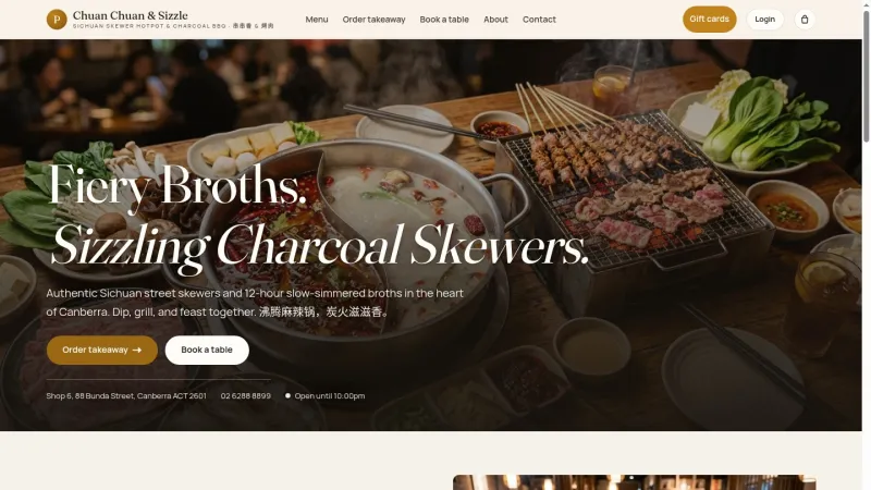 MenuNerds live demo homepage