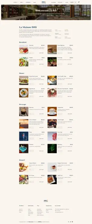 2 - page book food, drink from QR code