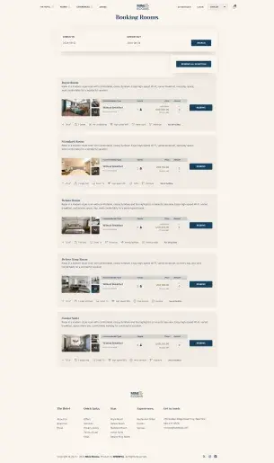 6. Booking Room Branch New York