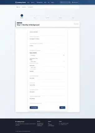 Step 1: Identity & Background