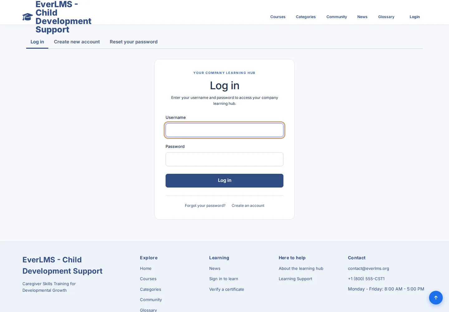 Sign in with your account