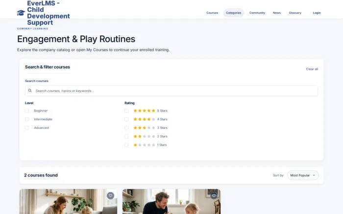 Engagement & Play Routines | EverLMS - Child Development Support