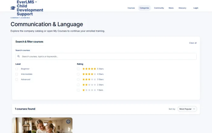 Communication & Language | EverLMS - Child Development Support