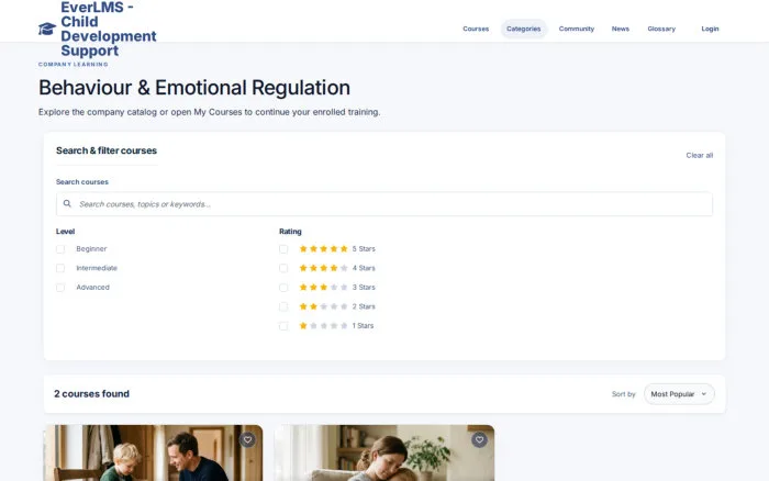 Behaviour & Emotional Regulation | EverLMS - Child Development Support