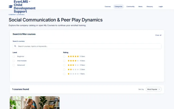 Social Communication & Peer Play Dynamics | EverLMS - Child Development Support