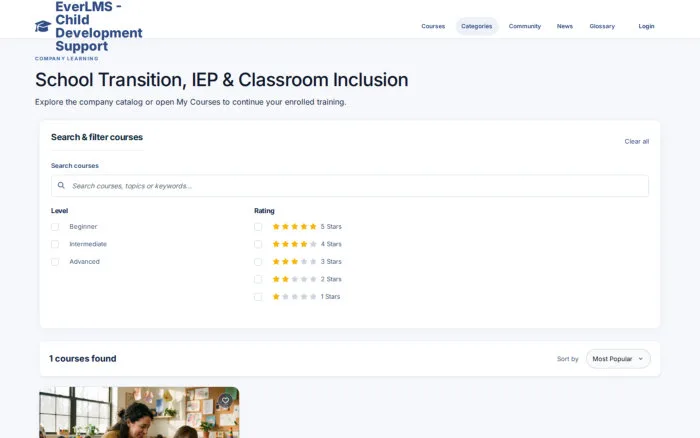 School Transition, IEP & Classroom Inclusion | EverLMS - Child Development Support