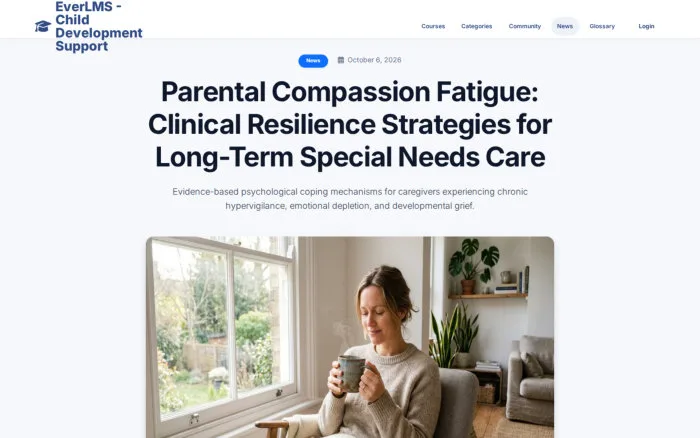 Parental Compassion Fatigue: Clinical Resilience Strategies for Long-Term Special Needs Care | EverLMS - Child Development Support