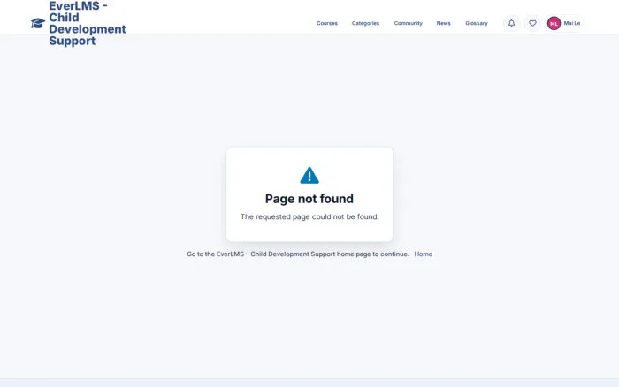 Page not found | EverLMS - Child Development Support