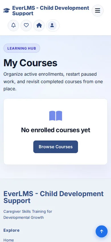 My Courses | EverLMS - Child Development Support