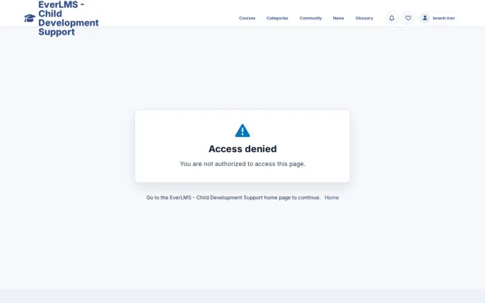 Access denied | EverLMS - Child Development Support
