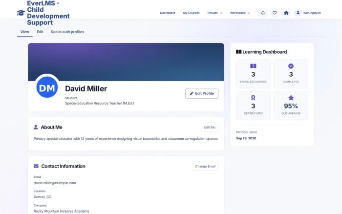 David Miller | EverLMS - Child Development Support