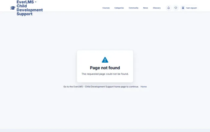 Page not found | EverLMS - Child Development Support