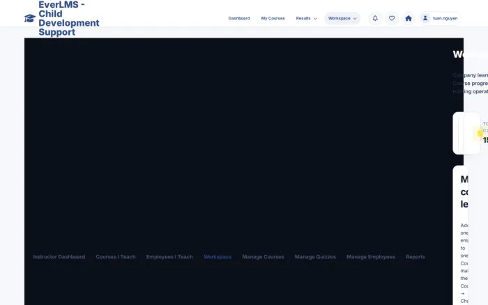 Admin Dashboard | EverLMS - Child Development Support