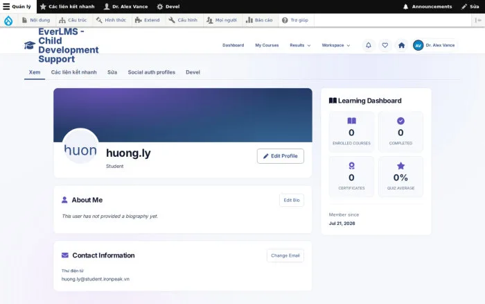 huong.ly | EverLMS - Child Development Support