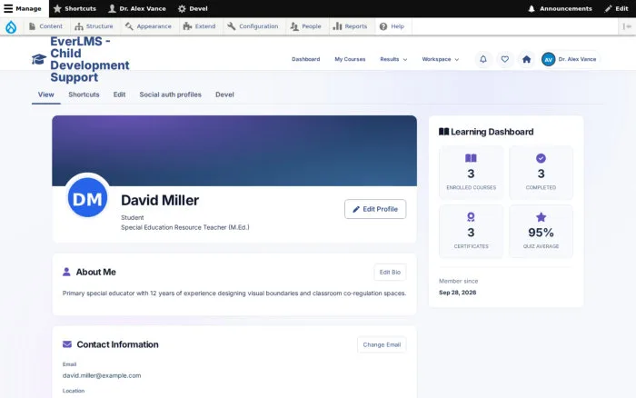 David Miller | EverLMS - Child Development Support
