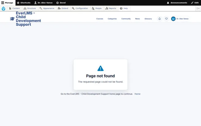 Page not found | EverLMS - Child Development Support