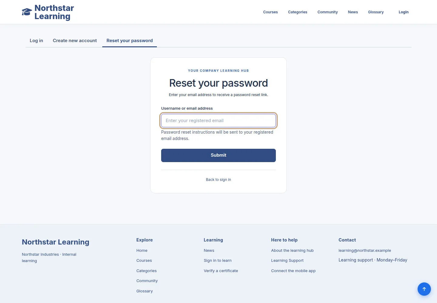 Recover a forgotten password