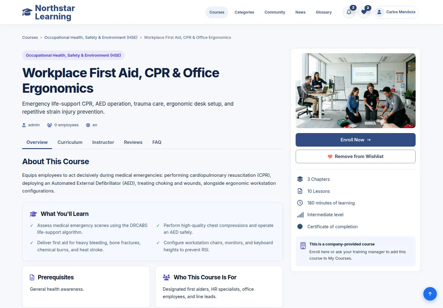 Read the Course goals and information