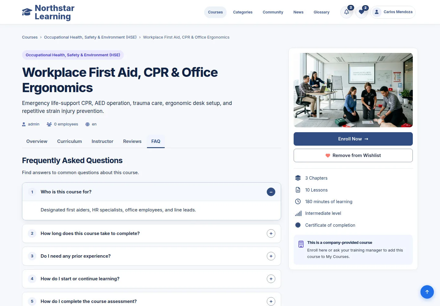 Read the FAQ before enrolling
