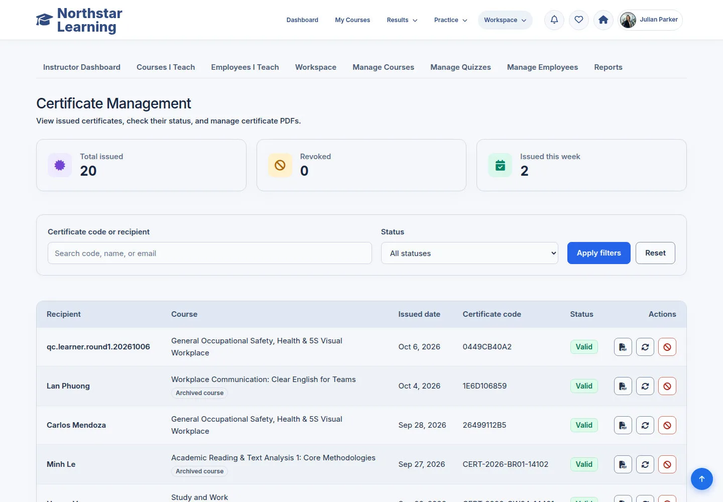 Find a record in Certificate Management