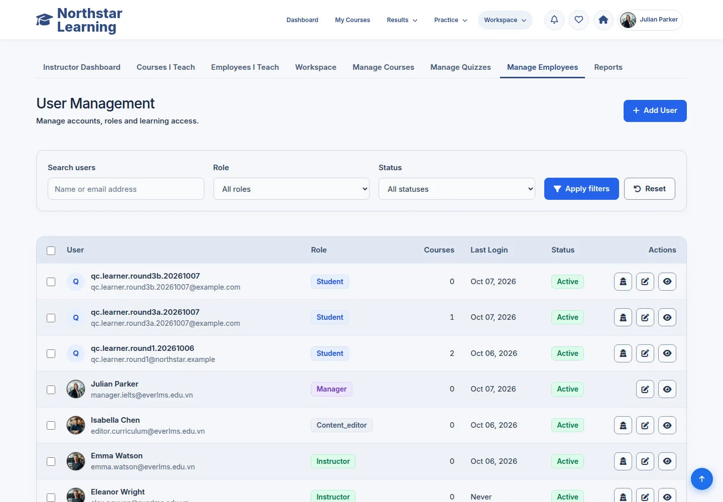 Open User Management