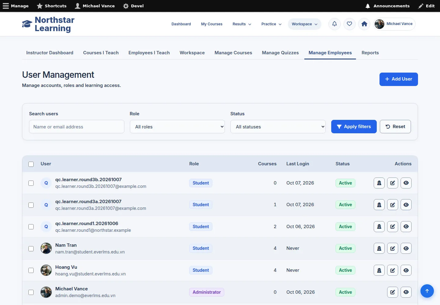 Open User Management