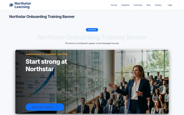 Northstar Onboarding Training Banner