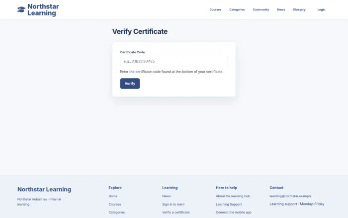 Verify Certificate