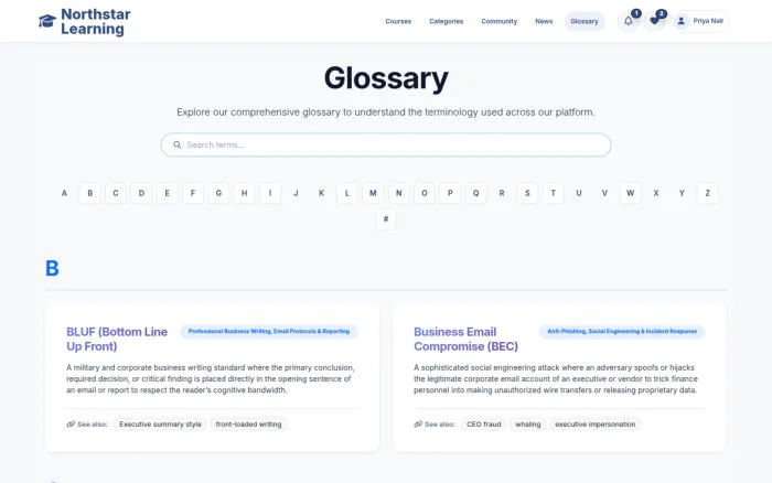 Glossary