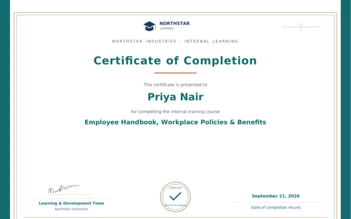 Certificate BBE3497882 · issued PDF (first page)