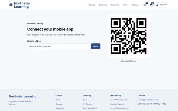 Connect your mobile app