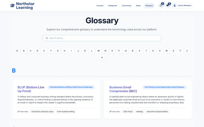 Glossary